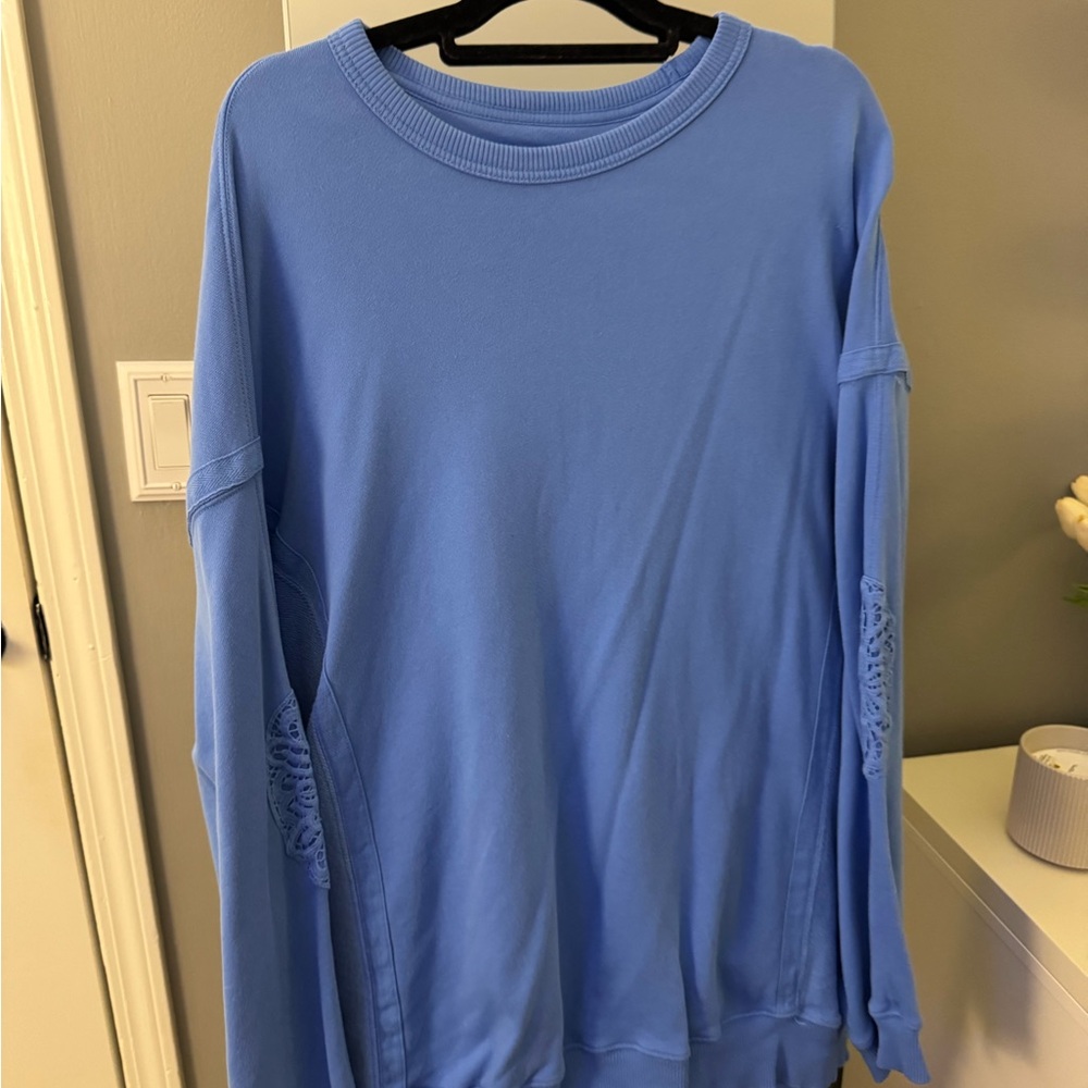 Aerie Blue Women's Pullover Sweatshirt